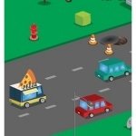 Постер игры Гонки на Фастфуде | Fast Food Racing